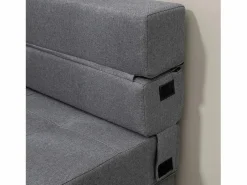 Best Sillón convertible 2 en 1 con función cama, espuma, oscuro (70x70x61cm) Gris