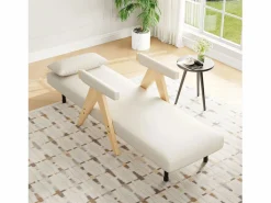 Hauss Spole Sillón convertible 3 en 1 con función cama y cojín - Tejido de lino