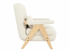 Hauss Spole Sillón convertible 3 en 1 con función cama y cojín - Tejido de lino