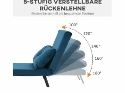 Sillón convertible en cama, tejido terciopelo, color (63x73x81 cm)