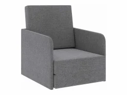 vidaxl Sillón convertible tela claro