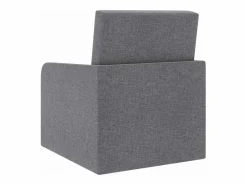 vidaxl Sillón convertible tela claro