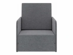 vidaxl Sillón convertible tela claro