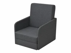 Sillón convertible tela gris oscuro SHL7334 Sillón Cama