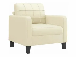 vidaxl Sillón cuero sintético 60 cm