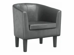 Discount Clicnbuy Sillón cuero sintético Gris