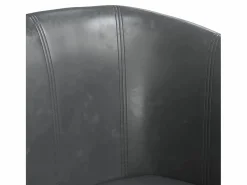 Discount Clicnbuy Sillón cuero sintético Gris
