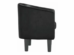Outlet Sillón cuero sintético Sillón Estilo Cabriolet