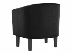 Outlet Sillón cuero sintético Sillón Estilo Cabriolet