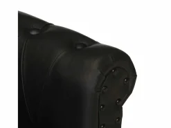 vidaxl Sillón de cuero auténtico de cabra