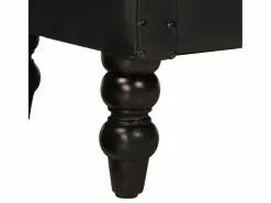 Clicnbuy Sillón de cuero auténtico de cabra
