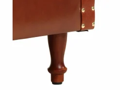 Sale Sillón de cuero auténtico marrón Sillón De Piel
