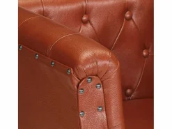 Discount vidaxl Sillón de cuero auténtico marrón Marru00f3n