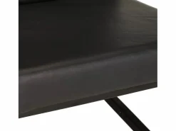Online Clicnbuy Sillón de cuero auténtico Negro