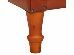 vidaxl Sillón de cuero de cabra auténtico marrón