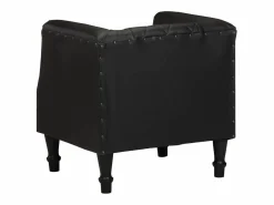vidaxl Sillón de cuero de cabra auténtico