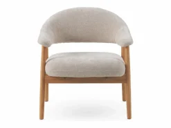 Sillón de madera de roble tapizado en Sillón|Sillón Escandinavo