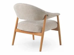 Sillón de madera de roble tapizado en Sillón|Sillón Escandinavo