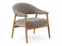Sale Sillón de madera de roble tapizado en Sillón Escandinavo