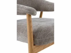 Sale Sillón de madera de roble tapizado en Sillón Escandinavo