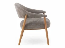 Sale Sillón de madera de roble tapizado en Sillón Escandinavo