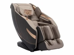 Vente-unique Sillón de masaje de imitación cuero, sistema de gravedad cero, gris, MOWATA