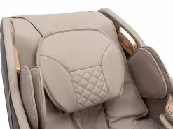 Vente-unique Sillón de masaje de imitación cuero, sistema de gravedad cero, gris, MOWATA