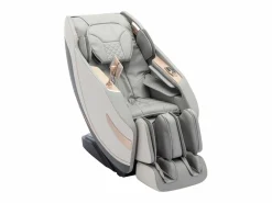 Best Vente-unique Sillón de masaje de piel sintética, sistema de gravedad cero, , MOWATA Gris