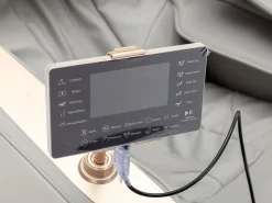 Best Vente-unique Sillón de masaje de piel sintética, sistema de gravedad cero, , MOWATA Gris