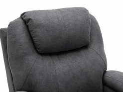 Vente-unique Sillón de masaje de tela - - SILVANO - acupresión y vibraciones