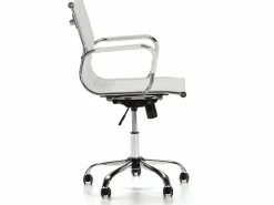 Hot VS Venta-stock Sillón de Oficina Croma reclinable , Piel sintética, Altura Ajustable Blanco