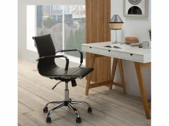 Clearance Sillón de Oficina Croma reclinable , Piel sintética, Altura Ajustable Silla De Oficina