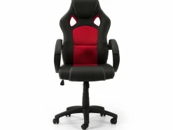 Discount VS Venta-stock Sillón de Oficina elevable y reclinable Hamilton, Color Negro/ Rojo