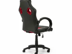 Discount VS Venta-stock Sillón de Oficina elevable y reclinable Hamilton, Color Negro/ Rojo