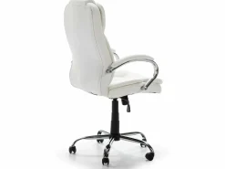 VS Venta-stock Sillón de Oficina elevable y reclinable Nixon, Piel sintética, Color