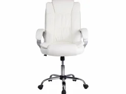 Clearance Sillón de Oficina Karen elevable y reclinable, Piel sintética, Color Silla De Oficina