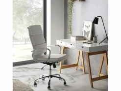 Hot Sillón de Oficina Morgan reclinable , Piel sintética, Altura Ajustable Silla De Oficina