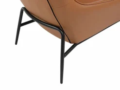 LINEA SOFA Sillón de piel de búfalo estilo contemporáneo DINNIA
