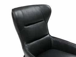 Clearance Sillón de piel de búfalo estilo contemporáneo DINNIA Sillón De Piel