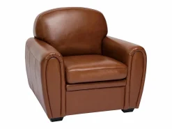 Best Sillón de piel vintage marrón CLUB Sillón Club