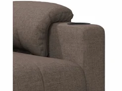 Sillón de relax | Silla | Sillón reclinable eléctrico tela gris taupé SHL7288