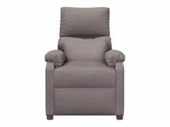 Online Sillón de relax | Silla | Sillón reclinable eléctrico tela gris taupé SHL3792 Topo