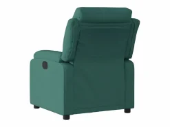 Outlet Sillón de relax | Silla | Sillón reclinable eléctrico tela verde oscuro SHL4714 Verde pino