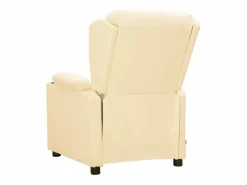 Sillón de relax | Silla | Sillón reclinable eléctrico de cuero sintético SHL5987 Crema