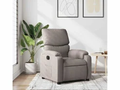 Hot Sillón de relax | Silla | Sillón reclinable de tela gris taupe SHL2860 Topo