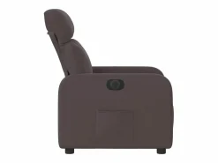 Discount Sillón de relax | Silla | Sillón reclinable eléctrico tela marrón oscuro SHL3804 Marru00f3n