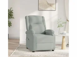 Sillón de relax | Silla | Sillón reclinable eléctrico de terciopelo claro SHL3688 Sillón Relax