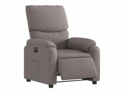 Sillón de relax | Silla | Sillón reclinable eléctrico tela gris taupé SHL8152