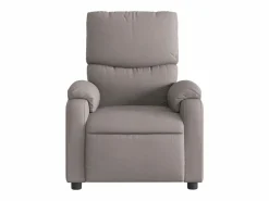 Sillón de relax | Silla | Sillón reclinable eléctrico tela gris taupé SHL8152