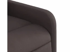 Online Sillón de relax | Silla | Sillón reclinable de tela marrón oscuro SHL6057 Marru00f3n